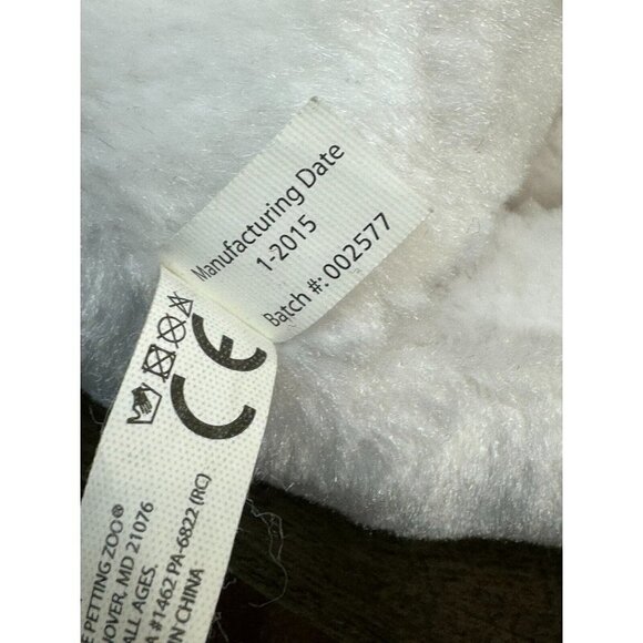 The Petting Zoo 2015 White Crocodile Plush Stuffed Animal Toy - Picture 9 of 11